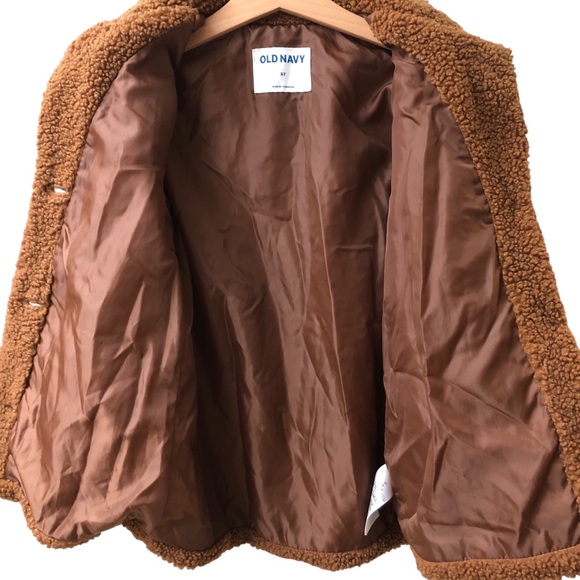 Old Navy Kids Teddy Coat | Brown - Picture 4 of 11
